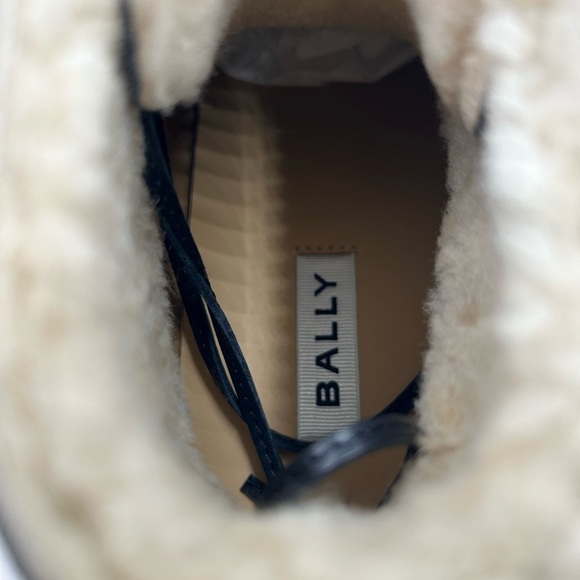 Men\'s BALLY PAPHOS fur lined ankle boots size 10 made in Italy main image 3